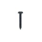 Black 1" x 8 Slotted Pyramid Head Wood Screw