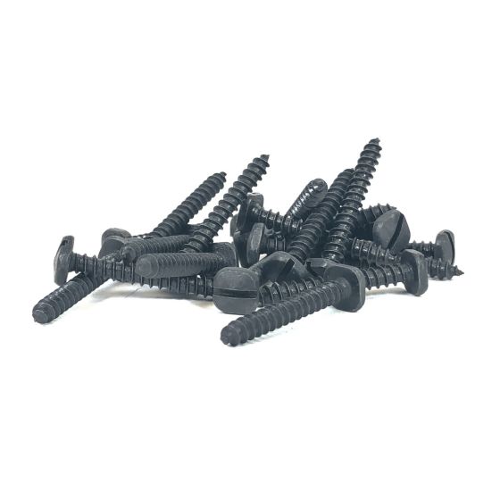 Black 1-1/4" x 8 Pyramid Head Wood Screw