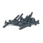 Black 1-1/4" x 8 Pyramid Head Wood Screw
