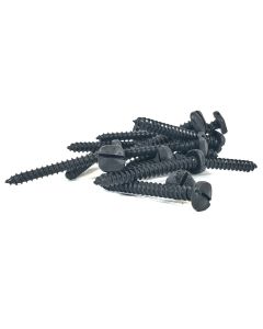 Black 1-1/2" x 8 Pyramid Head Wood Screw