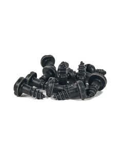 Black 1/2" x 8 Pyramid Head Wood Screw