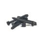 Black Stainless 1/4" X 2" Square Head Lag Bolt, Box 100