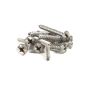 Stainless 1-1/4" x 8 Pyramid Head Wood Screw, Box 100