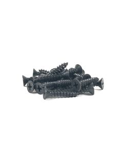 Black Stainless 1" x 10 Flat Head Wood Screws