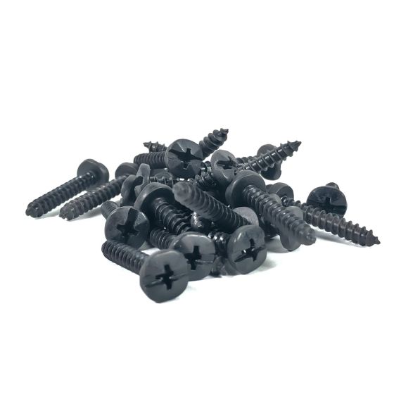 Black Stainless 1" x 8 Pyramid Head Wood Screw