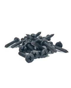 Black Stainless 1" x 8 Pyramid Head Wood Screw