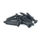 Black Stainless 1-1/4 x 12 Pyramid Head Wood Screw, Box 100