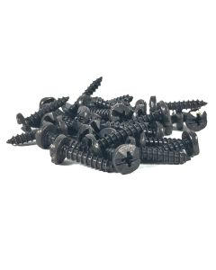 Black Stainless 3/4" x 8 Pyramid Head Wood Screw